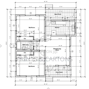 Printed Architectural Designs. ##