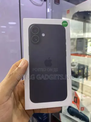 New Apple iPhone 16 256 GB Black