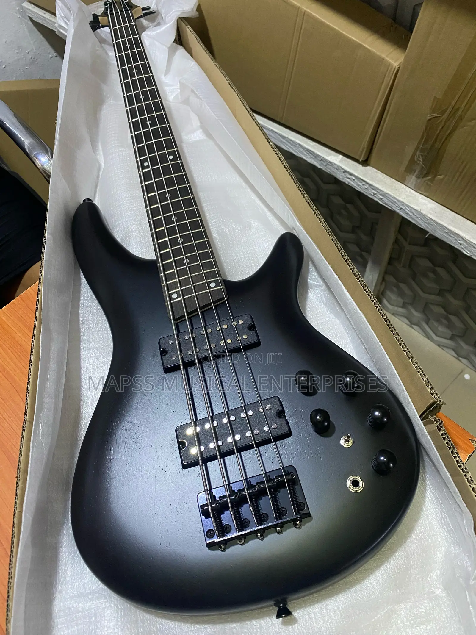 Five String Ibanez Active Bass Guitar