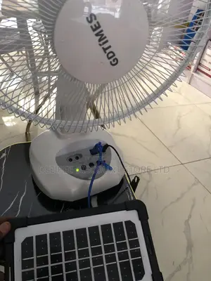 Gd-8019a 12inches Solar Rechargeable Table Fan