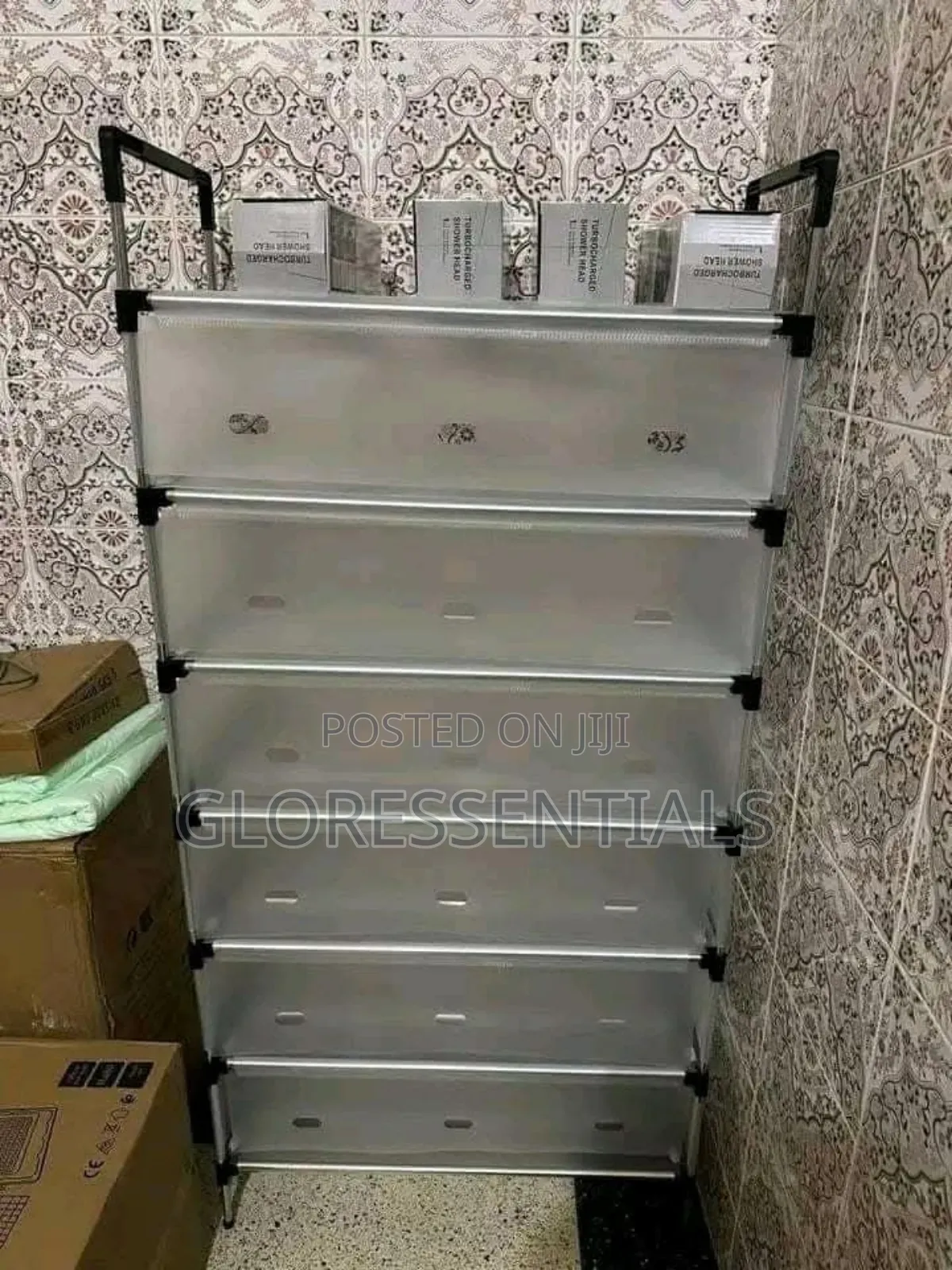 7 Steps Shoe Rack With Cover