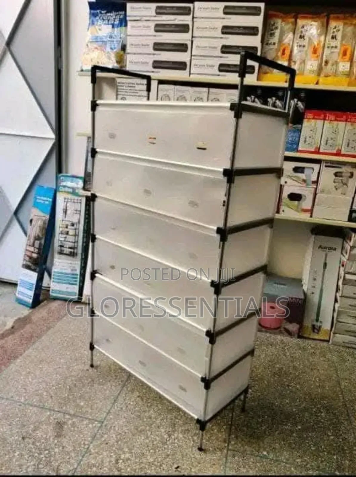 7 Steps Shoe Rack With Cover