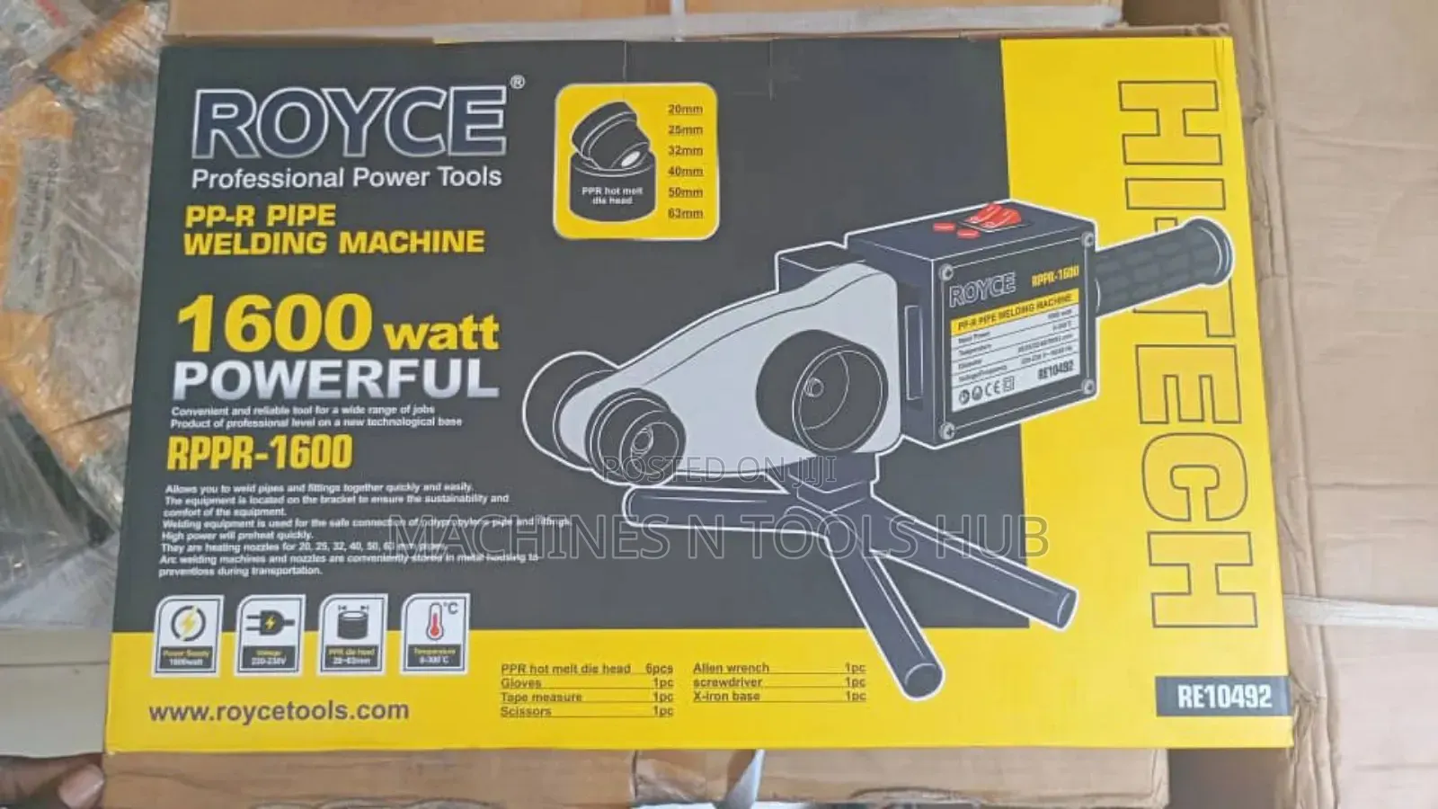 Royce Professional Ppr Pipe Welding Machine