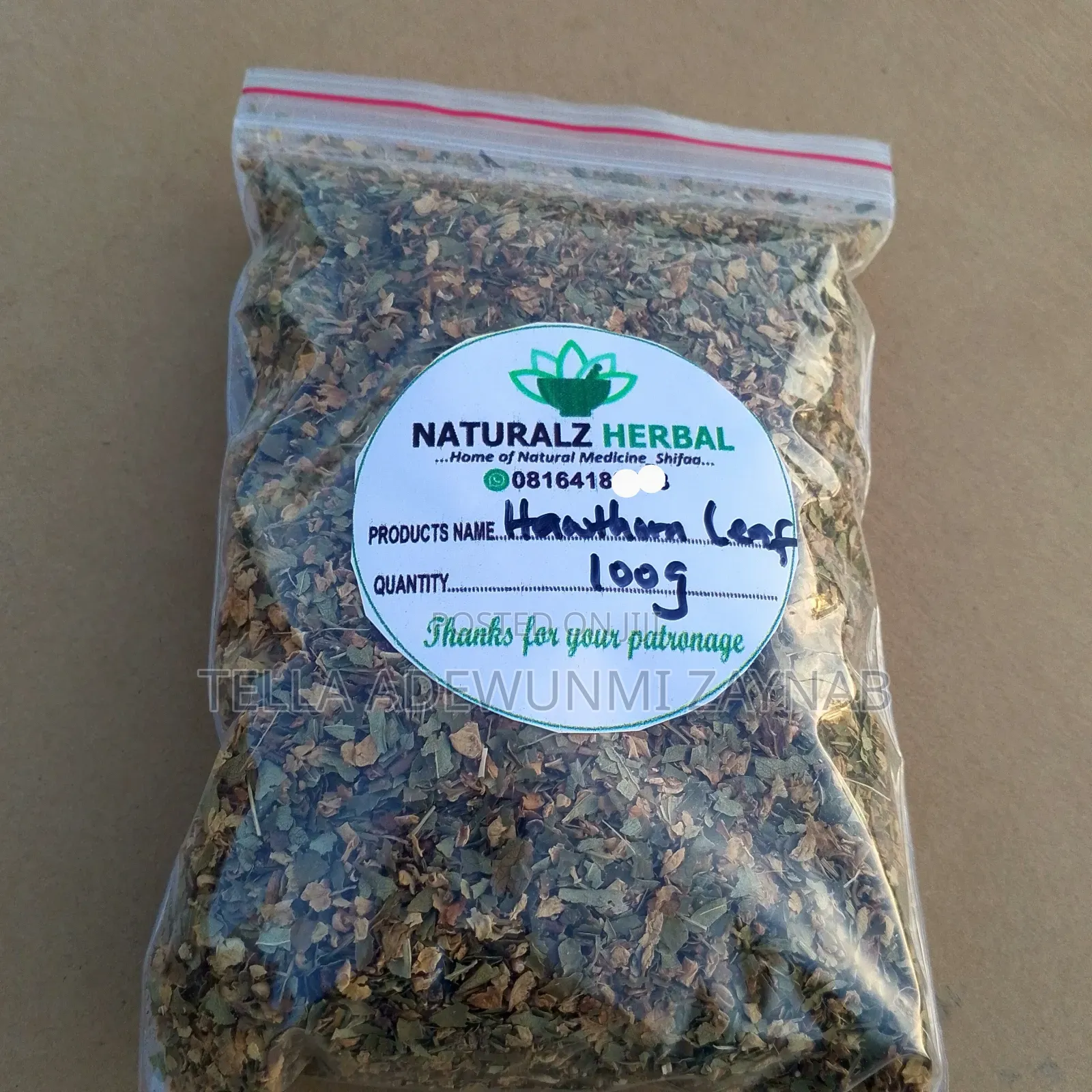 Hawthorn Leaf -100g
