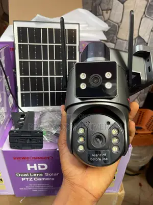 Solar Camera Ubox PTZ Dual Lens Sd450 With Free Sim Card