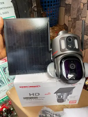 Solar Camera Ubox PTZ S320 Dual Lens It Come With Free Sim