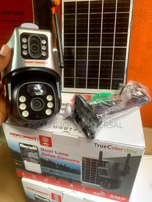 Solar Camera V380 Daul Lens Security Camera