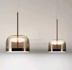 Luxury Post-Modern Table Lamp Glass Rose Gold Sliver Lights
