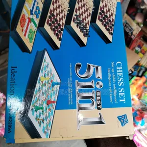 5 in 1 Chess Set Board Game
