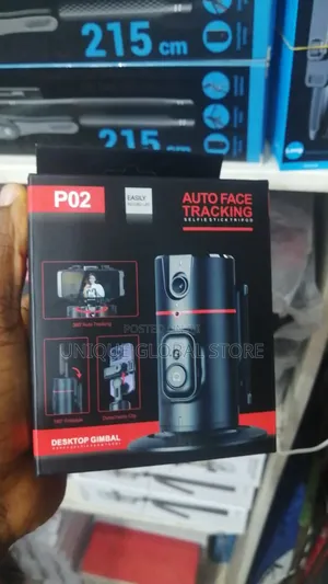 P02 360° Gimbal Auto Face Tracking for Hands-Free Video