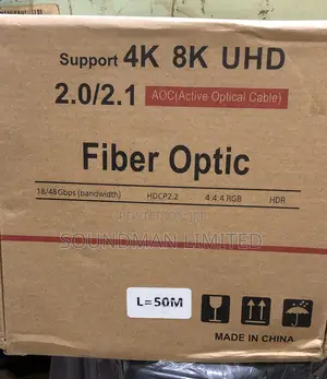 Hdmi Fibre Optic Cable 50m ( Uhd)