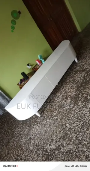 #Hhfg 7ft Classy Curvy Edge Tv Stand