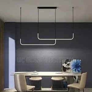 Modern Led Strip Chandelier Light Restaurant Kitchen Decor