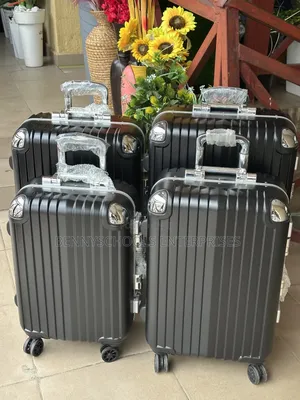 Set of 4 in 1 Stainless Travel Luggage Boxes