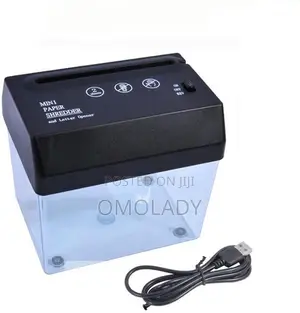 Mini Usb Paper Shredder With Letter Opener
