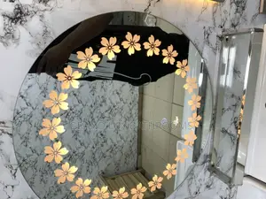 Luxury Executive Cabinet With Led Mirror and Stainless Shelf
