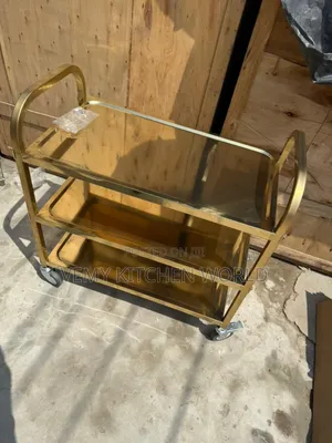 3steps Trolley Golden 3ft