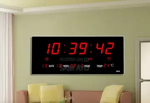 Digital Led Clock ( 36cm X 15cm X Cm)