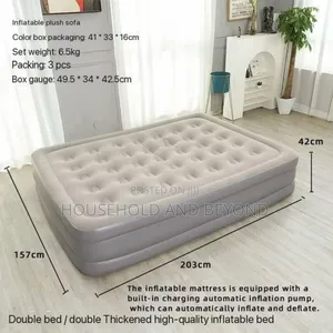 Inflatable Air Mattress Air Bed Double Size