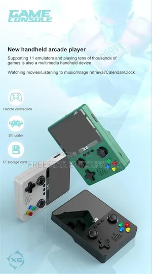 X6 Handheld Game Console 10000+ Games. Tf Card Expansion.