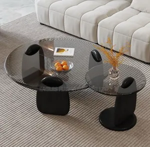 Luxury and Quality 2 in 1 Tampered Glass Center Table