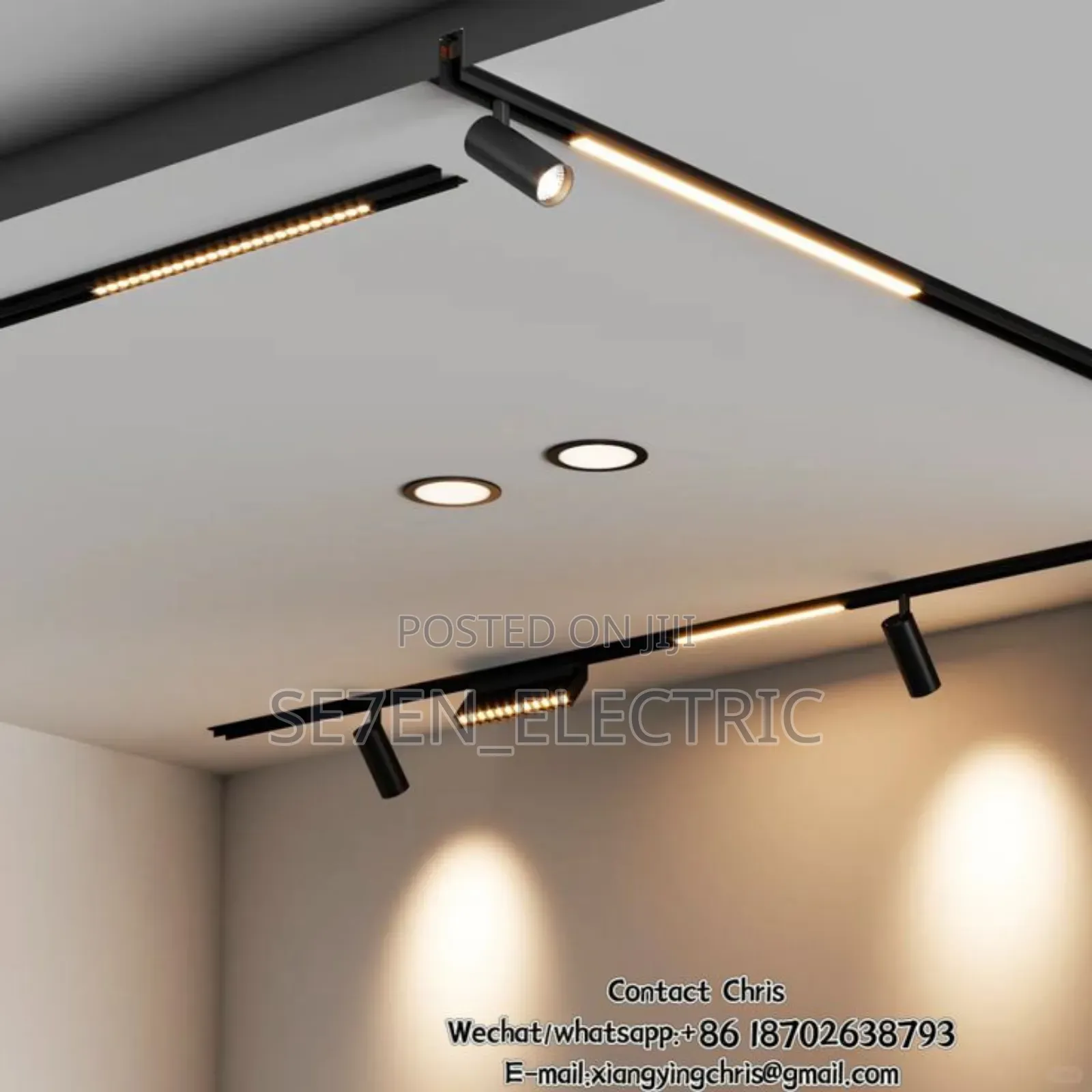 Magnetic Track Light System