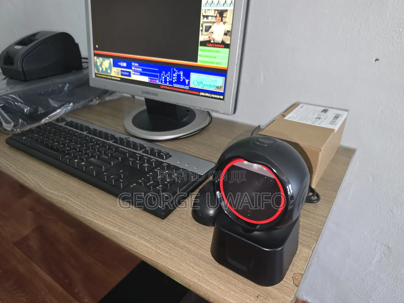 Desktop High-Precision Barcode Scanner