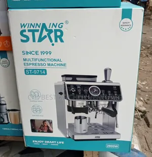 Winning Star Multifunctional Espresso Machine - 2800w