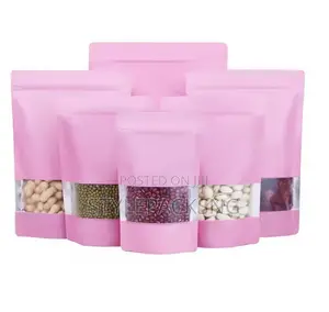 Pink Ziplock Pouch 12cm X 20cm