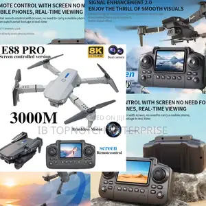Professional Power, Instant Access: E88 Pro Hd Wifi Drone