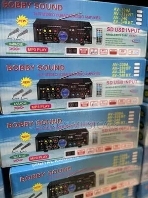 Bobby Sound Hi-fi Stereo Karaoke Audio Bluetooth Amplifier