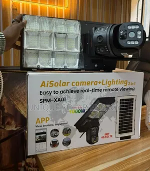 Ai Solar Camera With Lightning (1000w)