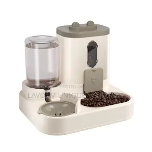 2-in-1 Automatic Pet Feeder Water Dispenser for Cats Dogs