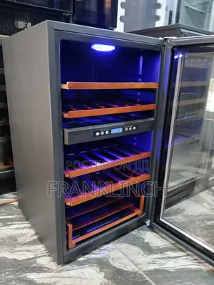 Dual Zone Wooden Shelf Wine Chiller