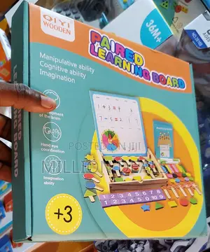 Wooden Paired Learning Board Kids Toy Ages 3+