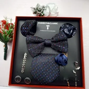 Luxury Gifts Set of Long Tie Bow Tie