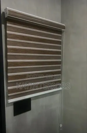Day and Night Window Blinds Brown