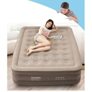 Leedsooy 4by6 Single Size Inflatable Heavy Duty Air Mattress With Pump
