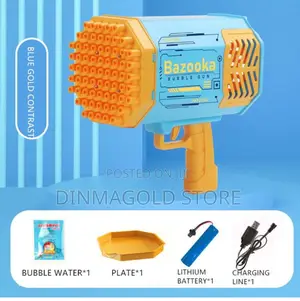 69 Holes Rocket Electric Bubble Gun Gatlin Bubble Gun