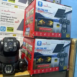 10mp Solar Camera Smart 3lens Security Camera Digital