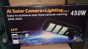 Solar Street Light With Camera 450w for Homes/ Hotels/Estate