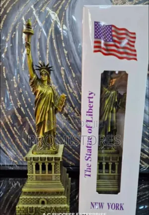 Crystal Crown Metallic Statue of Liberty and Freedom
