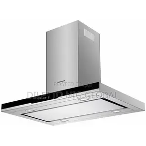 Hoover Hdsvi985b a Rated Island Cooker Hood Stainless Steel