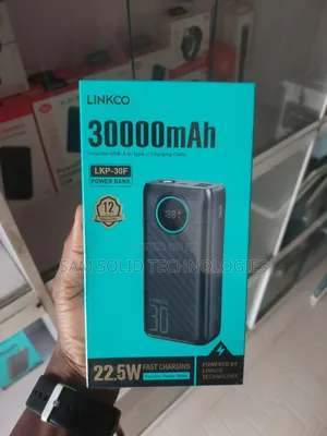 Linkco 30000mah Power Bank 22.5w