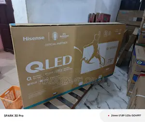 Big Screen Hisense Qled T5" Google Smart Tv - 75q6n