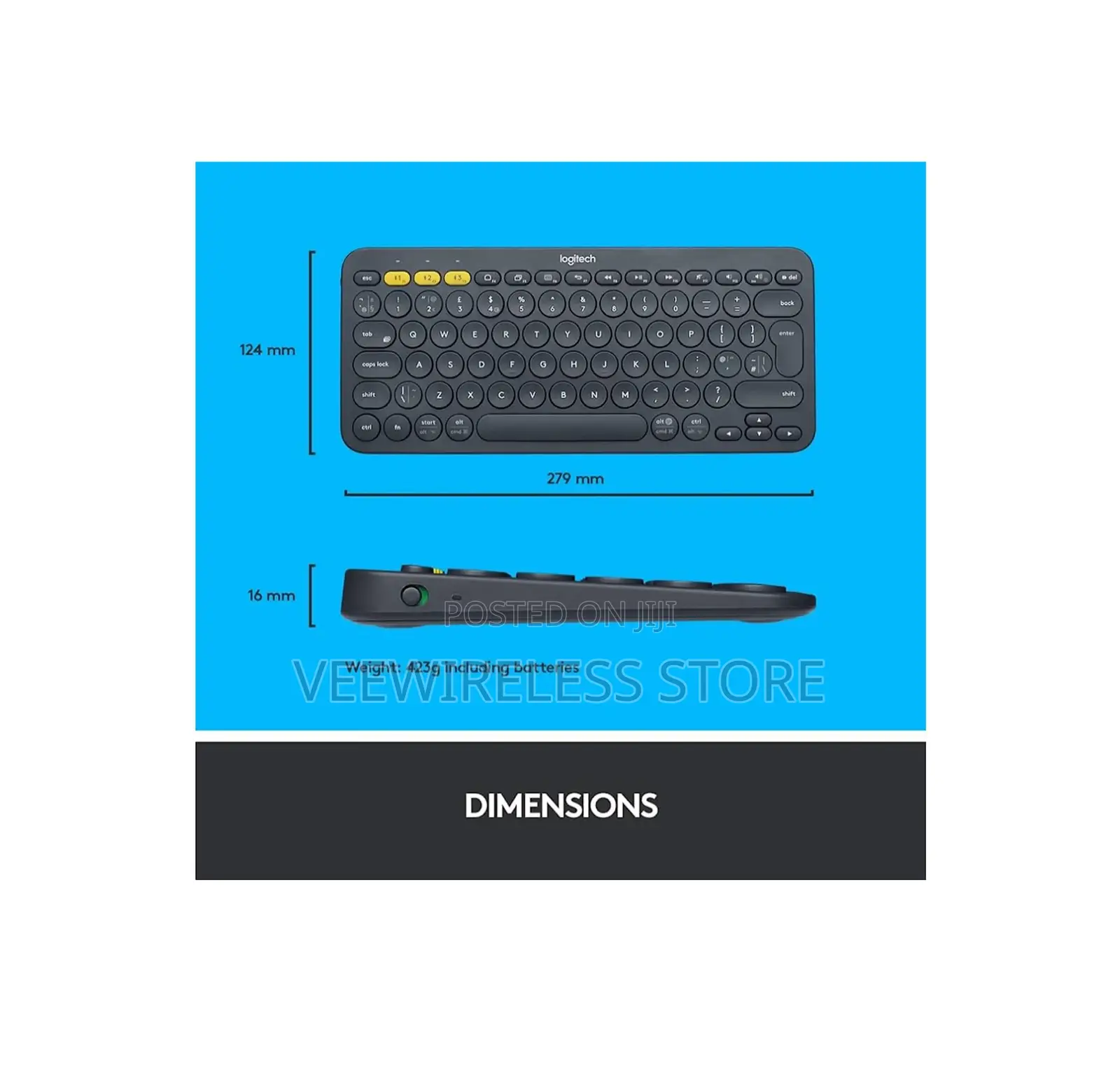 Logitech Pebble Multi-Device Bluetooth Keyboard