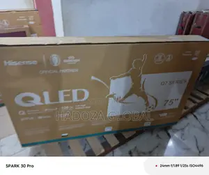 Ultra Thin 75" Hisense 4k Uhd Qled Tv - Google Smart - 75q6n