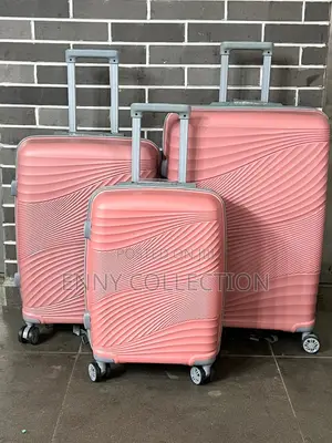High Quality Set of 3 Telfar Rubber Luggage Traveling Box