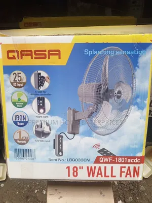 Qasa Ac/Dc Inverter Wall Fan 1801 Acdc