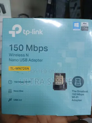 Tp-Link Wireless Nano Usb Adapter Tl-Wn725n - 150mbps